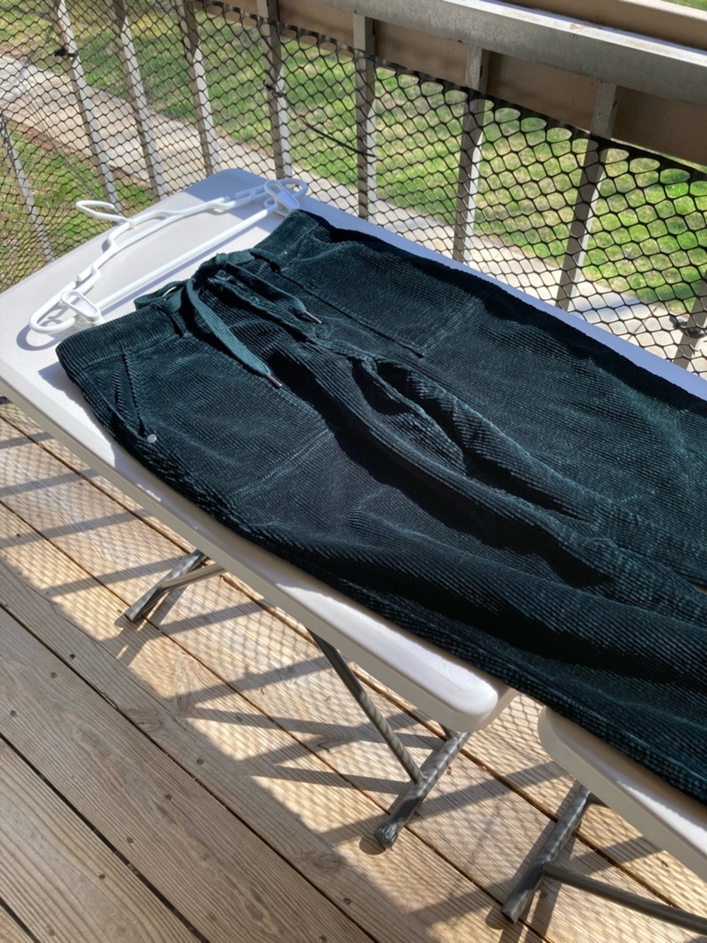 Judy Blue Green Corduroy Jogger Cotton Jeans Size 5 27 - Picture 11 of 17
